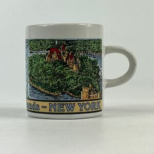 Canada New York 1000 Islands Miniature Novelty Mug Cup Travel Souvenir Vintage